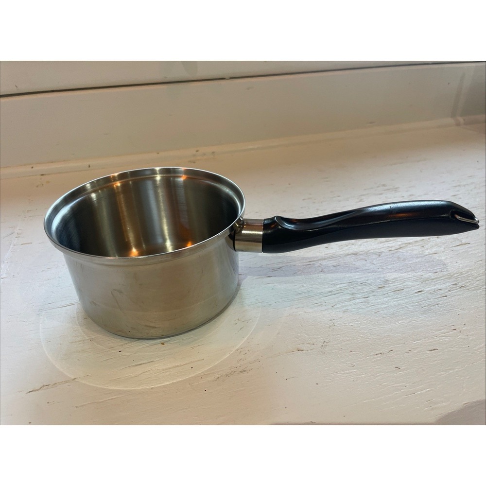 Crosley Stainless Steel 2 Quart Saucepan Pot with Glass Lid Professional Chef